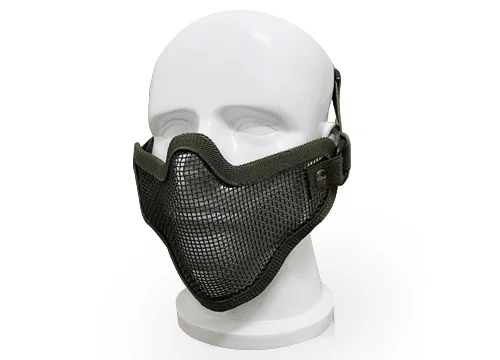 

Tactical Single Webbing V1 Men Half Face Wire Mesh Airsoft Mask Paintball Mask For Hunting Diving OS9-0015