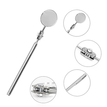 

Extending Car Angle View Pen Automotive Telescopic Detection Lens Round Mirror Inspection Hand Tool