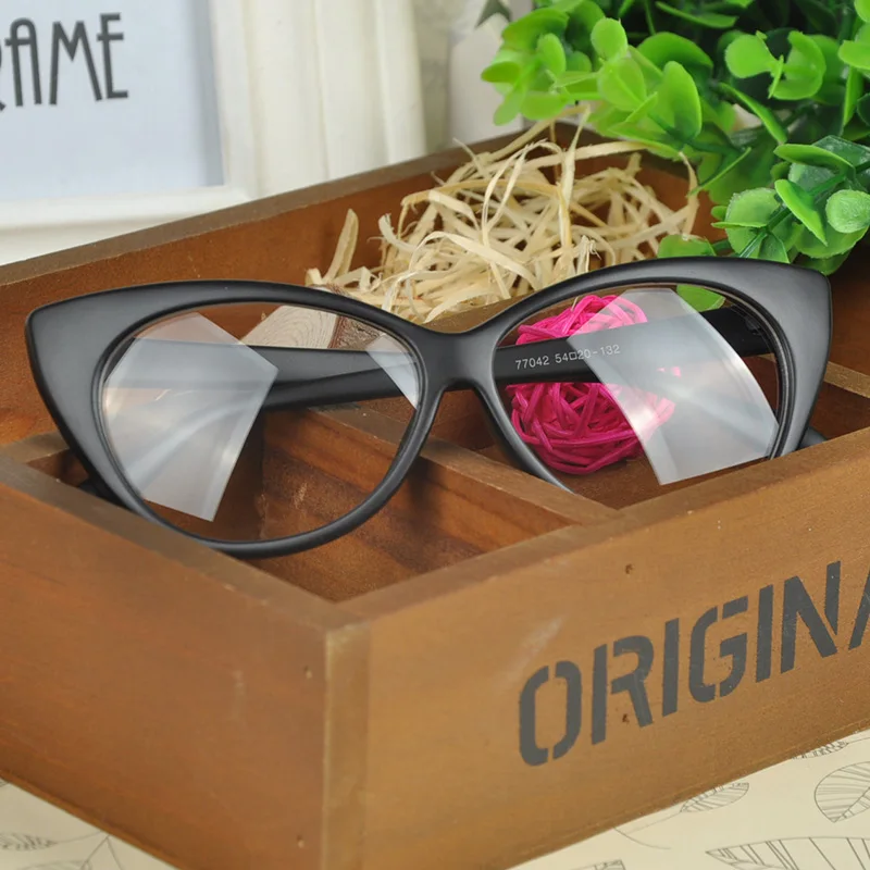 Новая милая оправа для очков в стиле кошачьи глаза женские модные очки женские очки аксессуары oculos de sol feminino# H1018