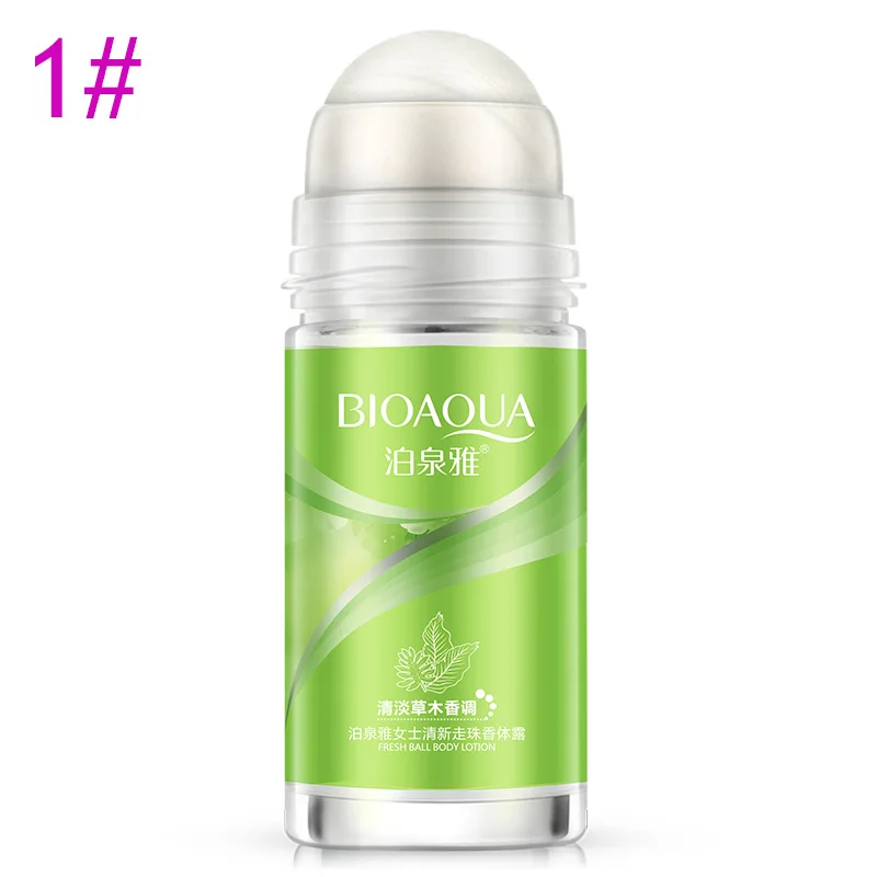 

BIOAQUA Ball Body Lotion Antiperspirants Underarm Deodorant Roll on Bottle Women Fragrance Men Smooth Dry Perfumes OR88