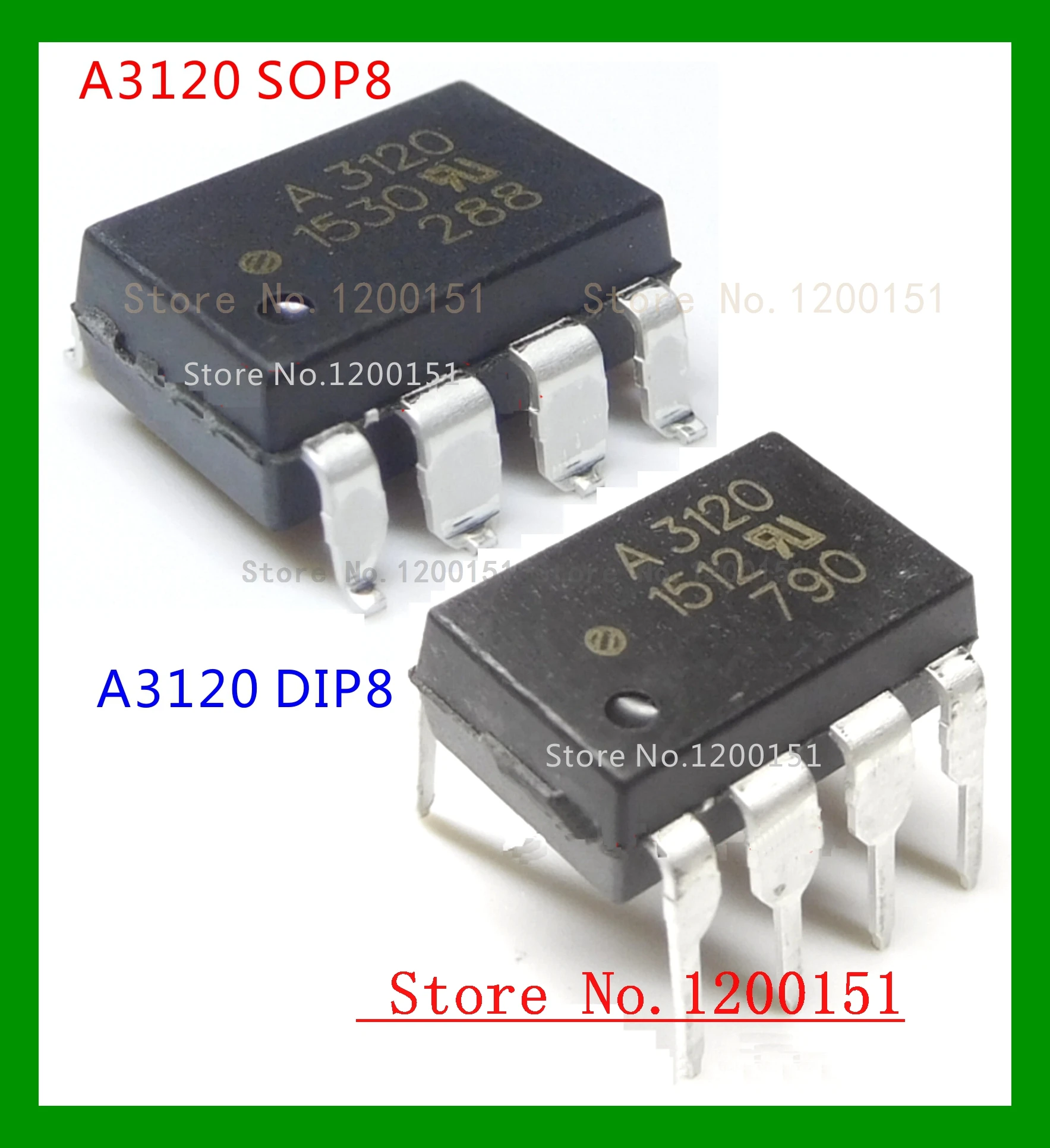 

5pcs/lot HCPL-3120 HCPL3120 3120 A3120 DIP8 SOP8