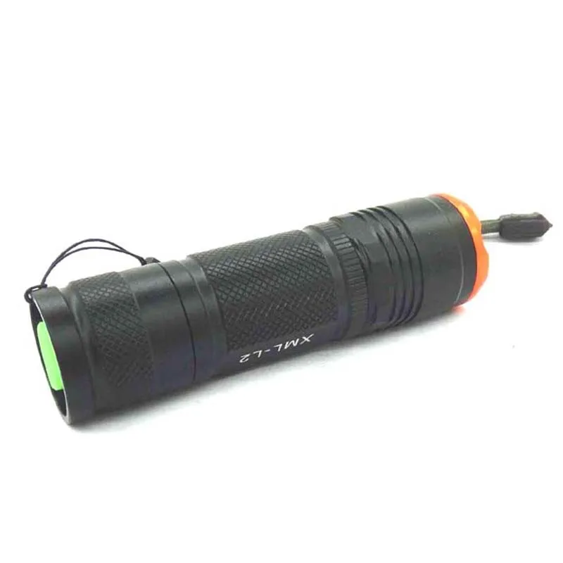 L2 2100 люмен Масштабируемые Факел 7 режимов фонарик + 1x26650 Батарея + зарядное устройство
