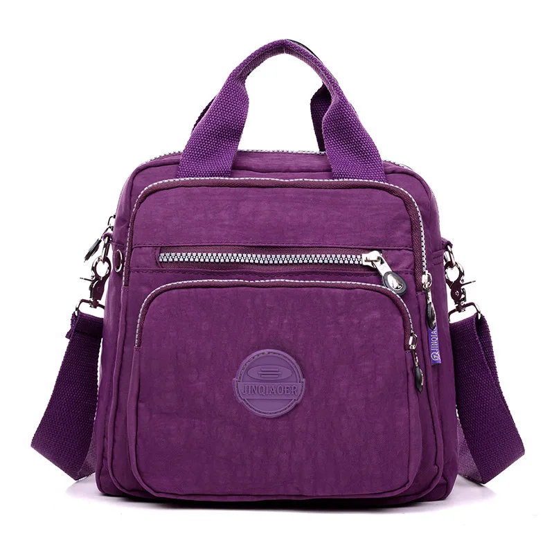 

2019 Women's Double Backpack Mother's Bag Multifunctional Mother's Bag Anti-splashing Nylon Single Shoulder Baby Diaper Bag