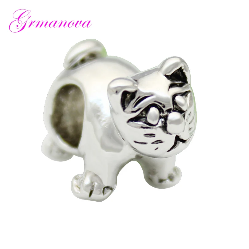 Bulk Charms For Jewelry Making 10 Pieces 15x18mm Antique Silver Color Fat  Cat Charms - AliExpress