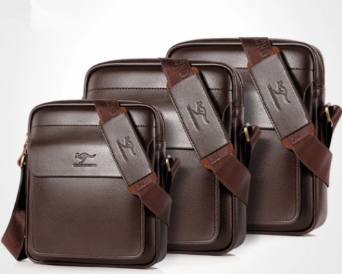 Men Casual Business Leather shoulder Messenger Bag Men's Crossbody male vintage crossbody ipad Lapt