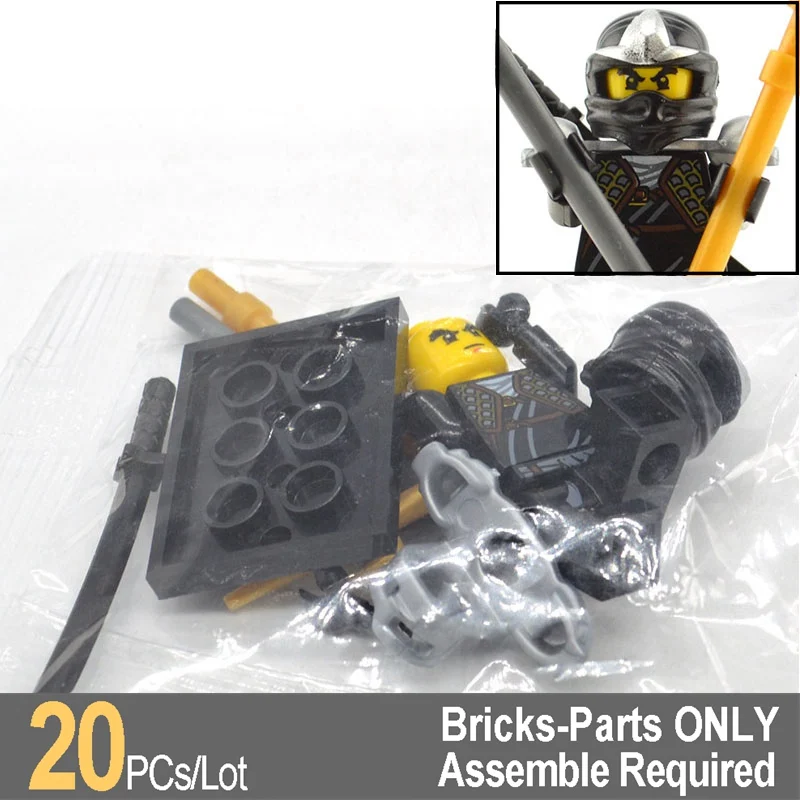 

20/50 PCs/lot Zane NINJA Ultimate Spinjitzu Master Wholesale Building Blocks Bricks Kids Toys for Children DC10016