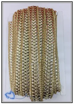 

free shipping hot sale 10yards flower-rhinestone gold color hot fix strass rhinestone iron on motifs for shoes /clothes/bag deco