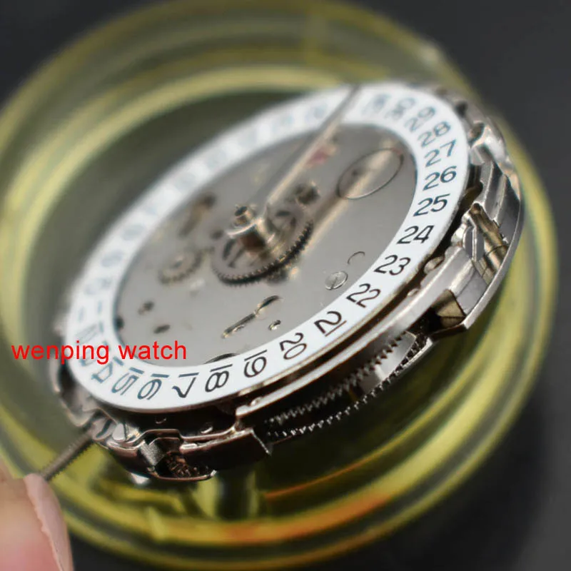 

Parnis Men's Watch Kit GMT Date Asia MingZhu DG3804 Automatic Mechanical Movement 409