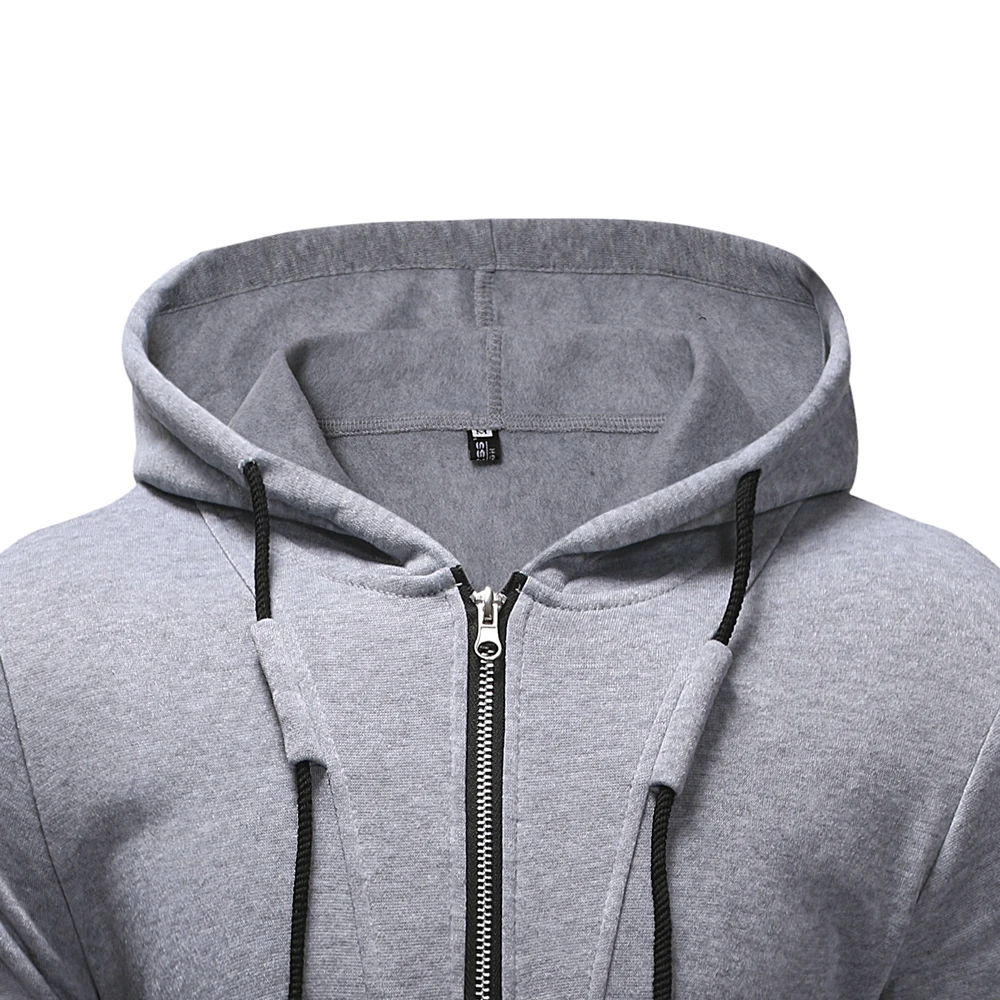 2019 Spring Men's Hoodies Male Sweatshirts Patchwork Leather Long Sleeve Men Pullover Hoodie with Pockets Coat Brand Clothing (10)