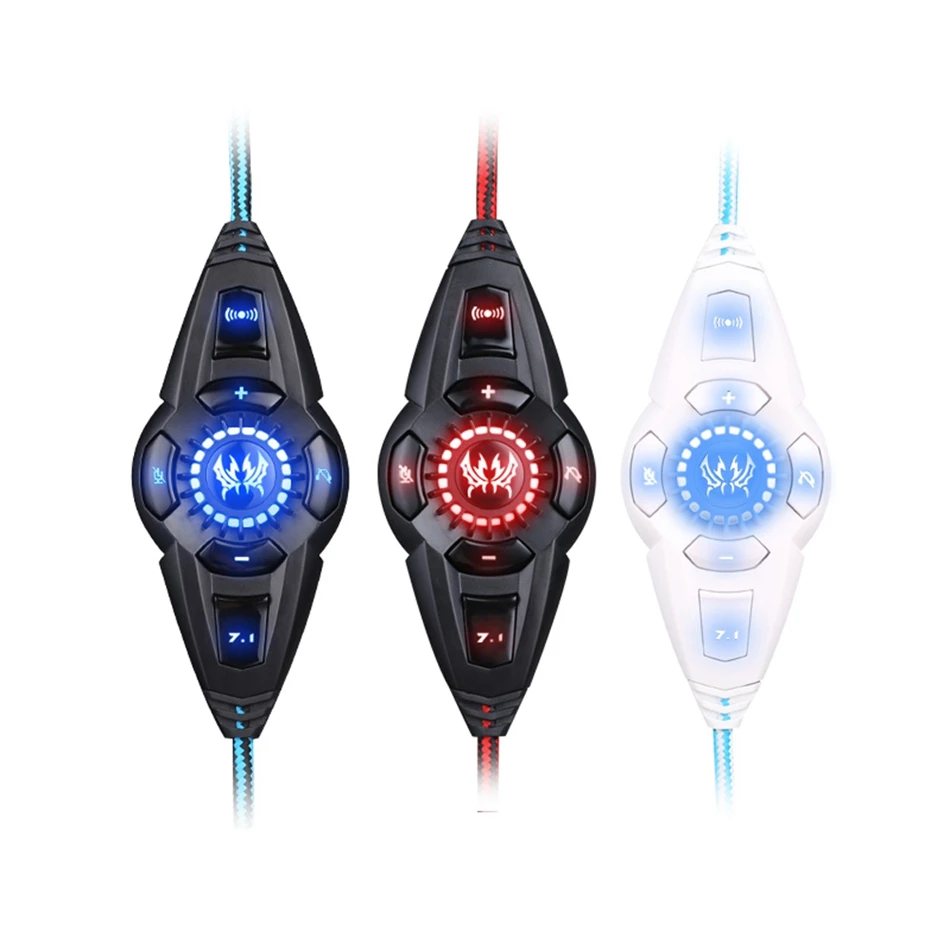 KOTION каждый G2200 Игровые наушники С микрофоном Шум отмена USB 7 1 Surround Sound вибрации