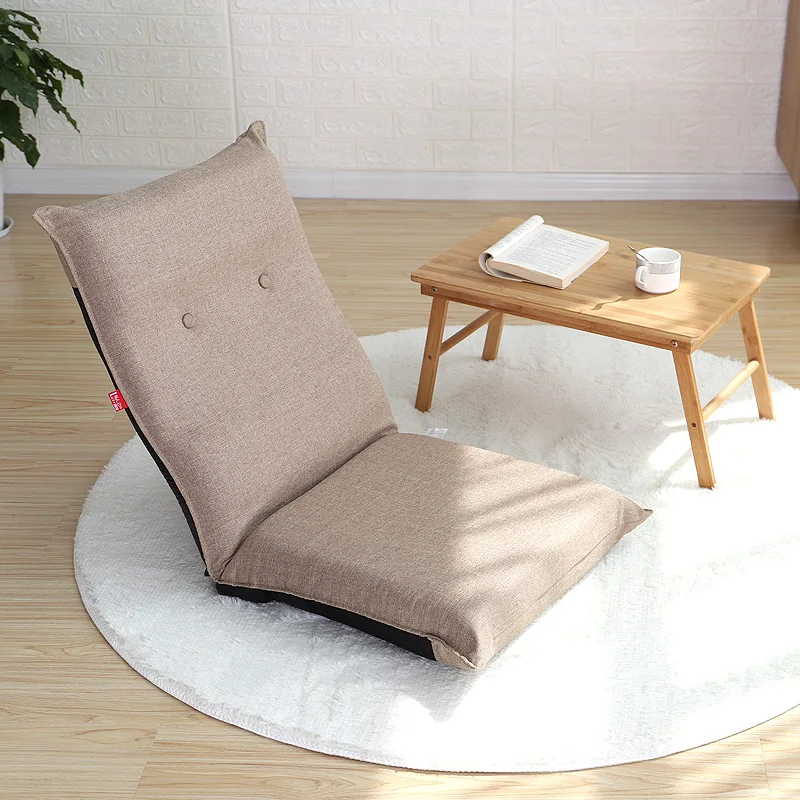 Floor Chair Adjustable Folding Back Support Lazy Gaming Sofa Home Indoor Computer Reclining Japanes