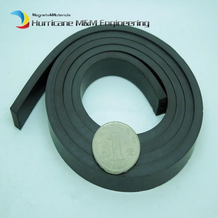 

Plastic Soft Magnet 20x8 mm 20x10 mm for Advertising Teaching fridge magnet for Notice Board Toy magnet 2-50 Meters Long