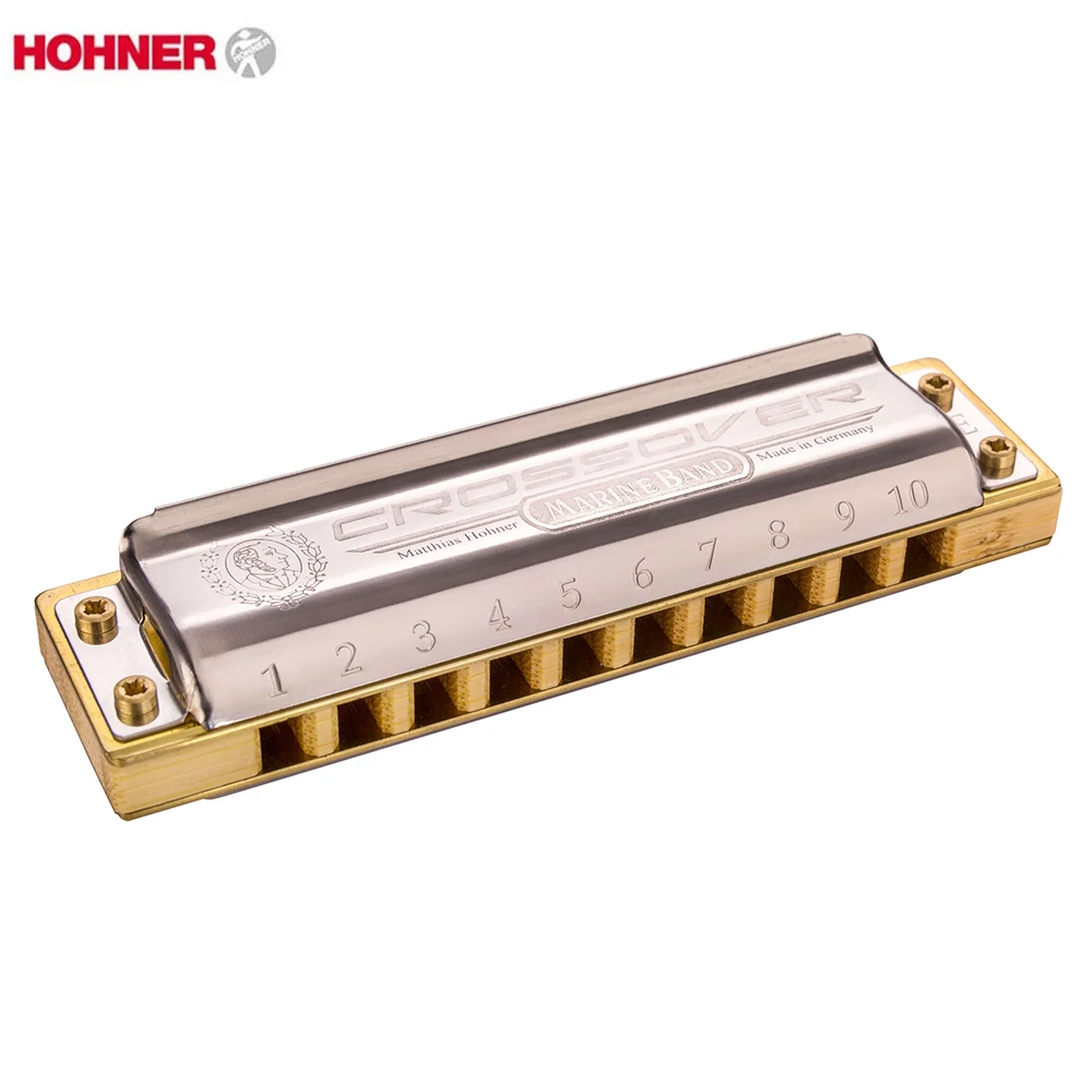 Акустическая гармоника Hohner Marine с 10 отверстиями 20 тонов|hohner marine band|mouth organ10 hole harmonica