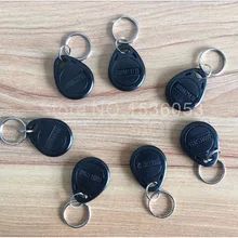 DHL 1000 шт rfid-тегов 125 Khz брелков EM4100(красный синий желтый цвета: зеленый, черный серый) 6 цветов