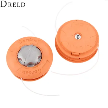 

DRELD Universal Bump Feed Line Trimmer Head Aluminium Strimmer Head Grass Brush Cutter Accessory M10 Left Hand Garden Tool Parts