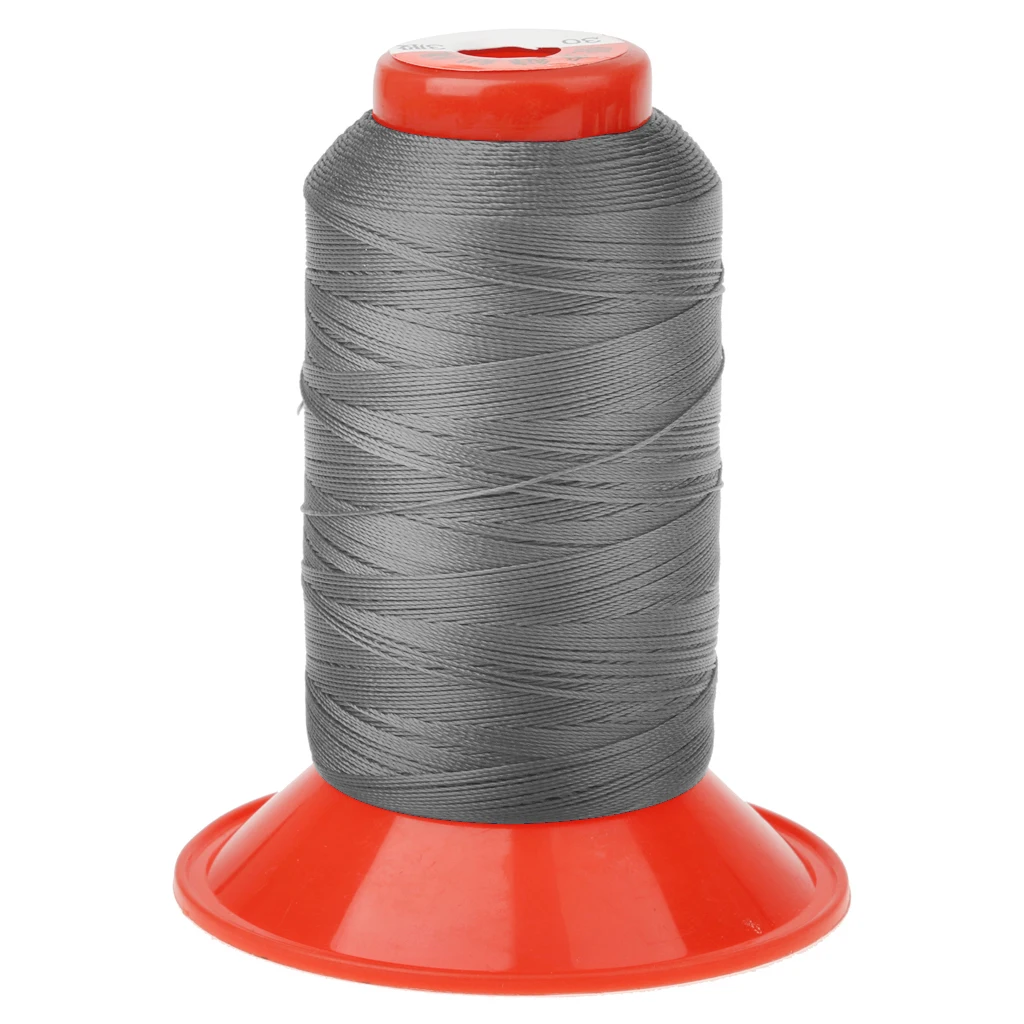 

Dark Grey Nylon Sewing Thread for Upholstery Leather Canvas Outdoor Beading