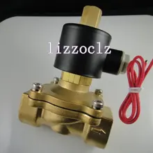 Электрический электромагнитный Клапан Вода Воздух N/O AC220V 3/" обычно открытым Тип