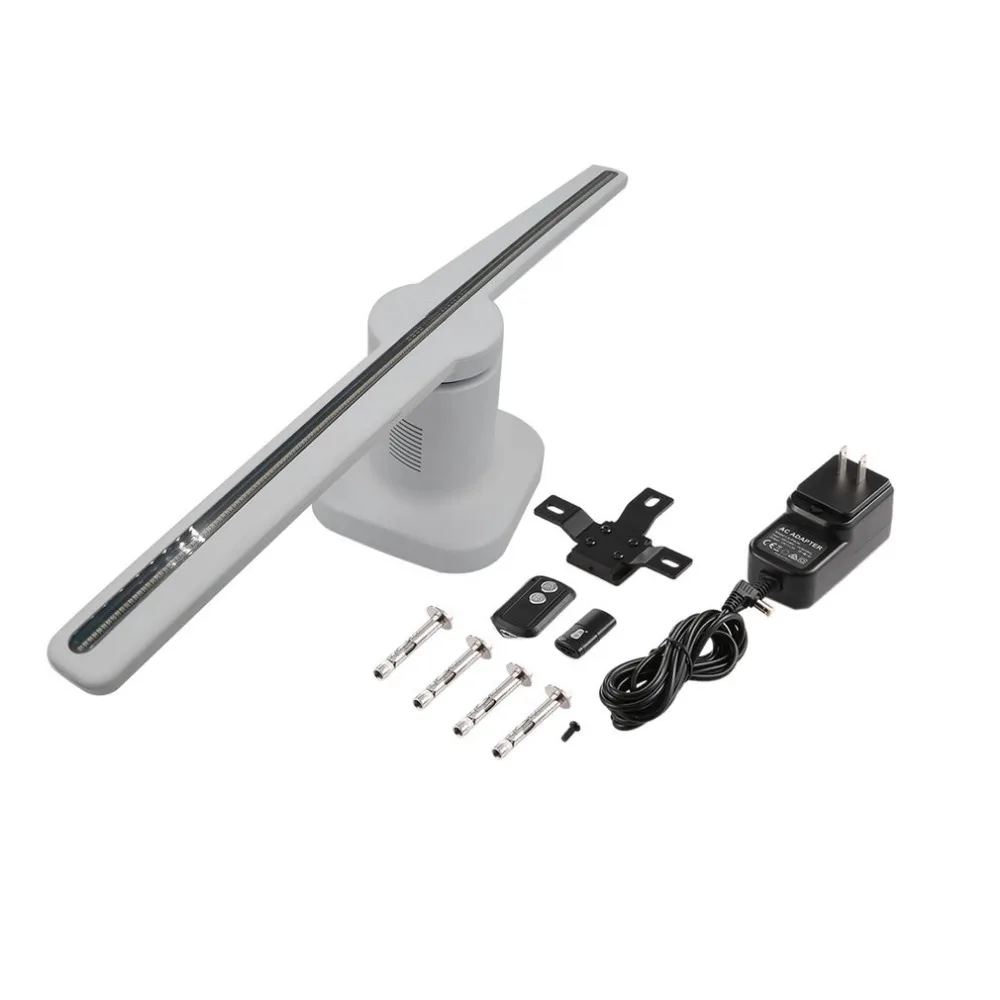 ICOCO LED WIFI Holographic Projector Portable Hologram Player 3D Holographic Dispaly Fan Unique Hologram Projector Black/White ICOCO LED WIFI Holographic Projector Portable Hologram Player 3D Holographic Dispaly Fan Unique Hologram Projector Black/White