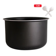 Electric Pressure Cooker Accessories Black Crystal Liner 5L Thick Honeycomb Coating Non-stick Liner Pot