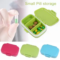 Коробка для хранения таблеток 3 отсека Портативный витаминный разделитель контейнер для хранения медикаментов дропшиппинг DFA