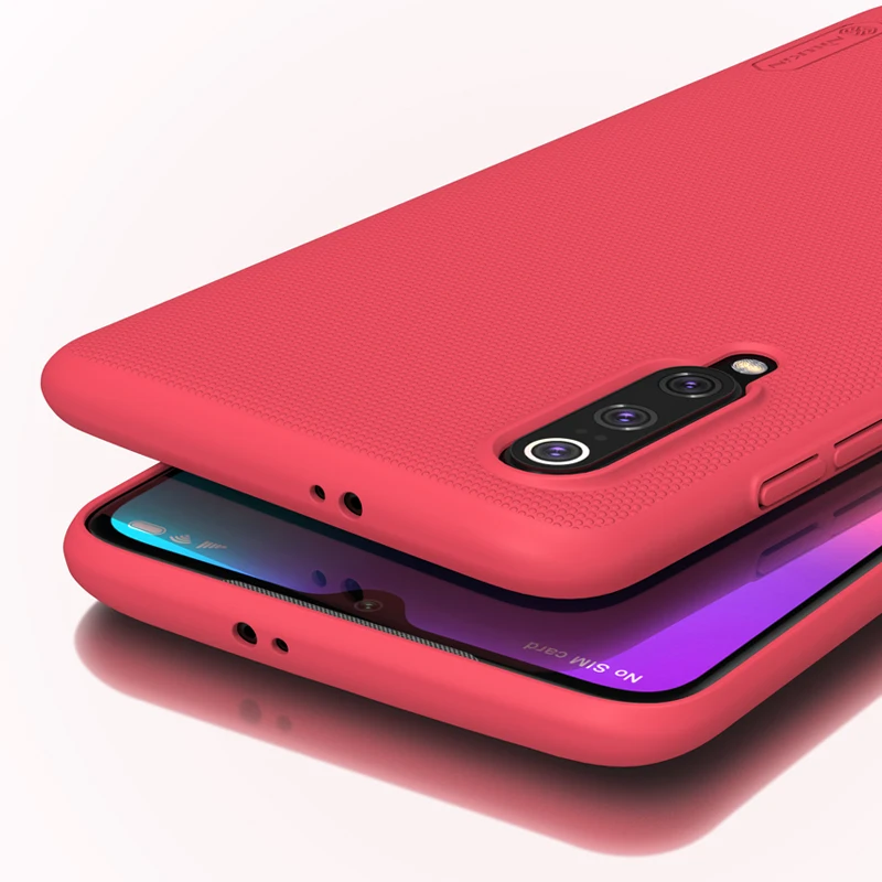 For xiaomi mi 9 case cover 6.39'' NILLKIN Frosted PC Matte hard back cover Gift Phone Holder mi 9 case for xiaomi mi9 mi 9 pro