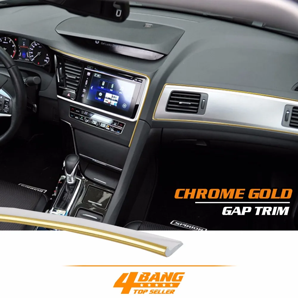 Chrome Red Silver Blue Gold Decorative Accessory For Car Suv