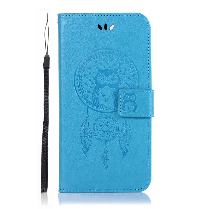 

Leather Case on for Huawei Honor V 10 Flip Wallet Cover Case Fundas Huawei Honor View 10 View10 V10 Coque Cute Owl Phone Cases