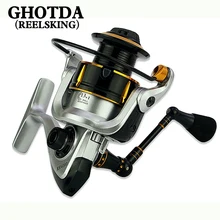 Spinning Reel Fishing Reel 2000-7000 Series Pre-Loading Wheel 13+1 Ball Bearing