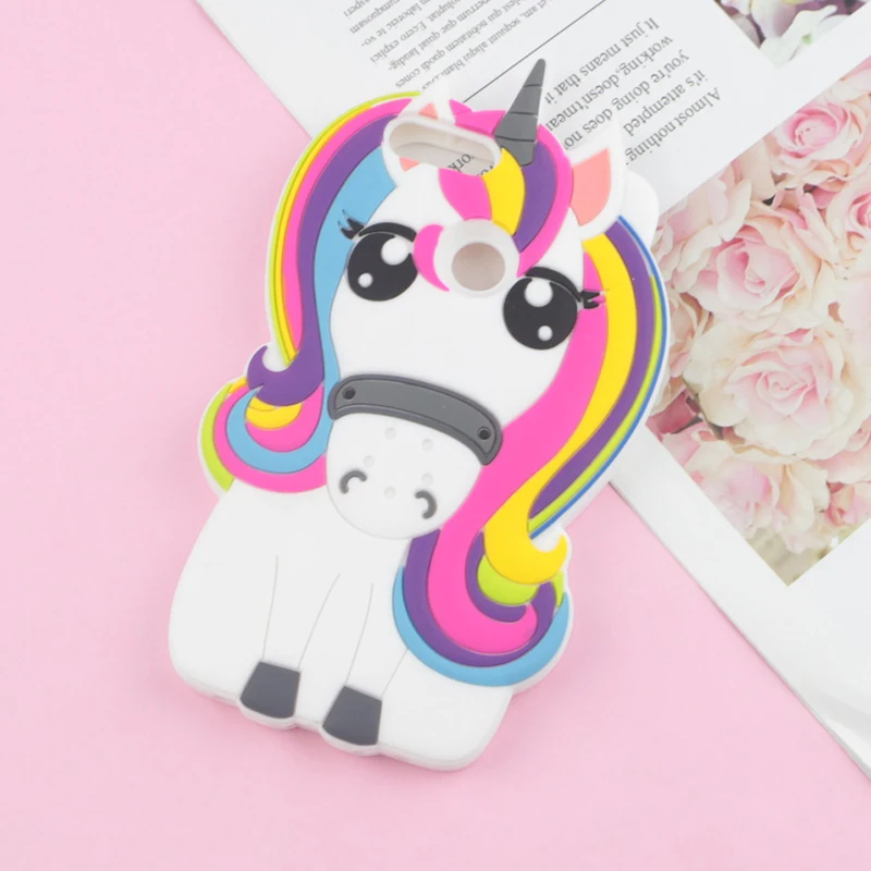 Симпатичные стежка Плюшевые игрушки кролика Horse чехол для huawei Honor 5A LYO-L21 6C 6A 6X7 X фотоаппаратов моментальной печати 7S 7A Pro 7C 8 Lite 9i 10i мороженое бутылочка для кошек чехол с рисунком свиньи - Цвет: 3D Horse