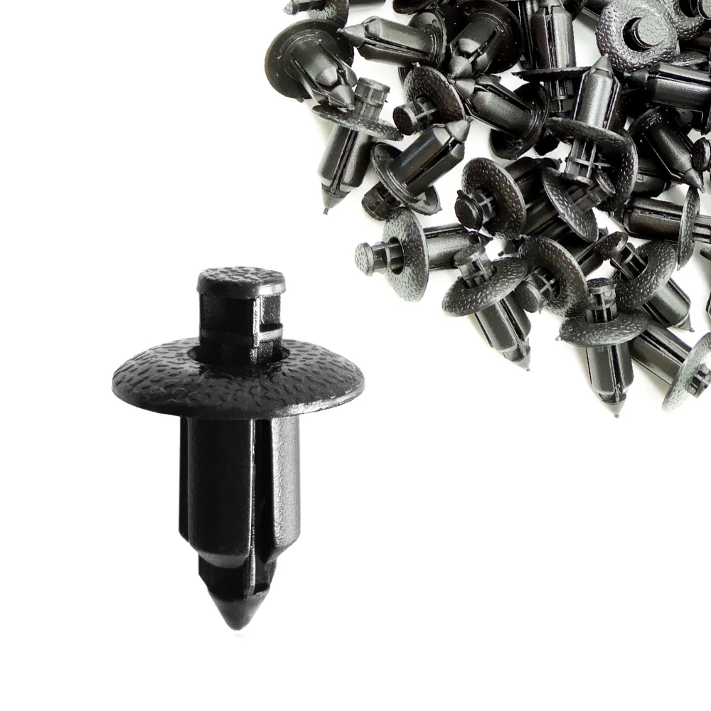 

100PCS 8mm Push Type Rivet Fixing Clips Auto Inner Village Board Fender Plastic Fastener Clip Universal Car Fastener 09409-08308