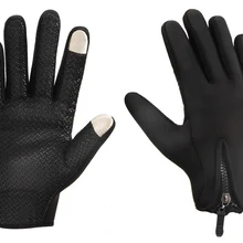 Oudoor утолщенные зимние теплые флисовые перчатки Нескользящие лыжные перчатки Сенсорный экран перчатки для вождения/верховой езды