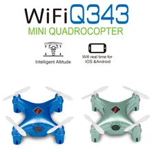 Новейший Радиоуправляемый квадрокоптер Q343 Мини FPV Квадрокоптер с камерой wifi Дрон мини камера БПЛА 2,4G дистанционное управление HD камера