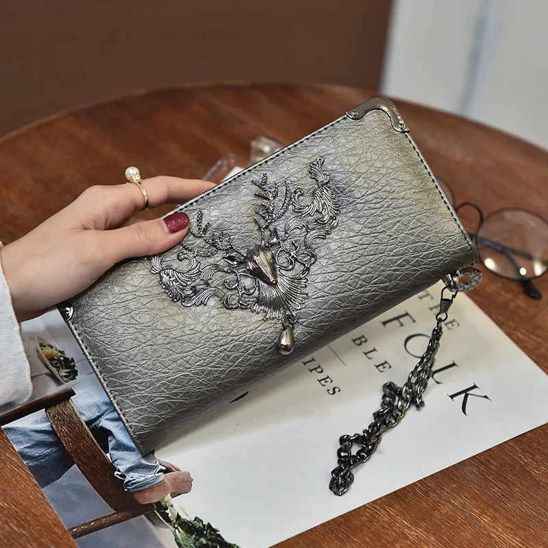 

Famous Brand Designer Luxury Long Wallet Women Wallets Evening Clutch Female Bag Ladies Money Coin Women's Purse