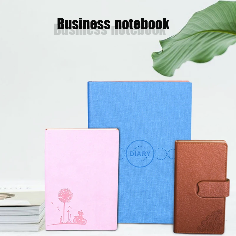 

PU Leather Business Custom LOGO Planning Notebook Travel Diary Magazine Journal Planning School Office Student Stationery Sketch