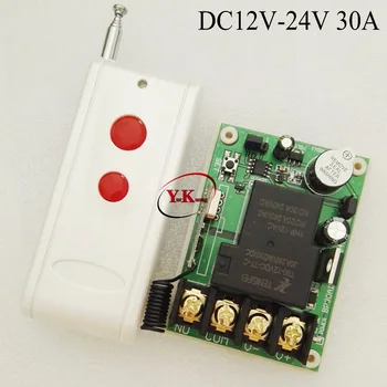 

DC12V 30A Relay Remote Control Switch DC12V-24V Wide Range Working Voltage 12V 14V 16V Receiver Transmitter Long Range 315/433