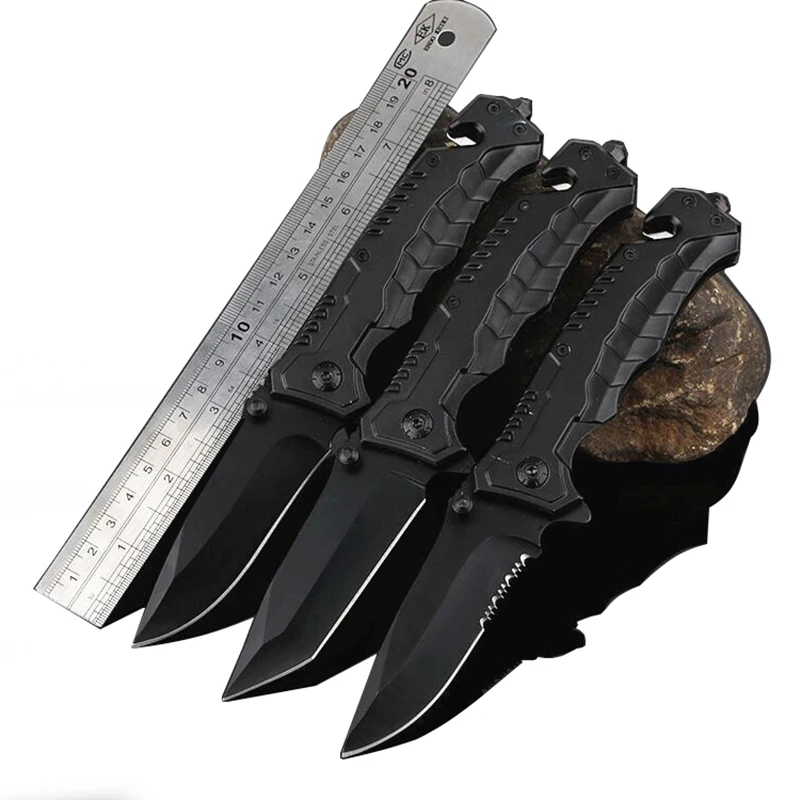 

CS COLD Steel Folding Knife Tactical Survival Pocket Knife Fishing Knives Jungle Camping Rescue Hunting EDC Tools + nylon sheath