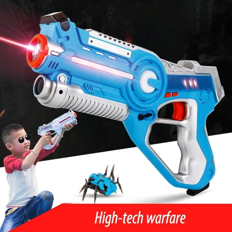 CS Playing Digital Electric Guns Toy Laser Tag With Flash Light Sounds Effect Shooting Game Xmas