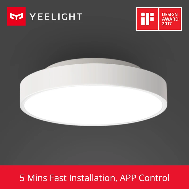 

Original Xiaomi Mi Yeelight Smart APP Control LED Ceiling Light Lamp IP60 Dustproof WIFI/Bluetooth To mijia App