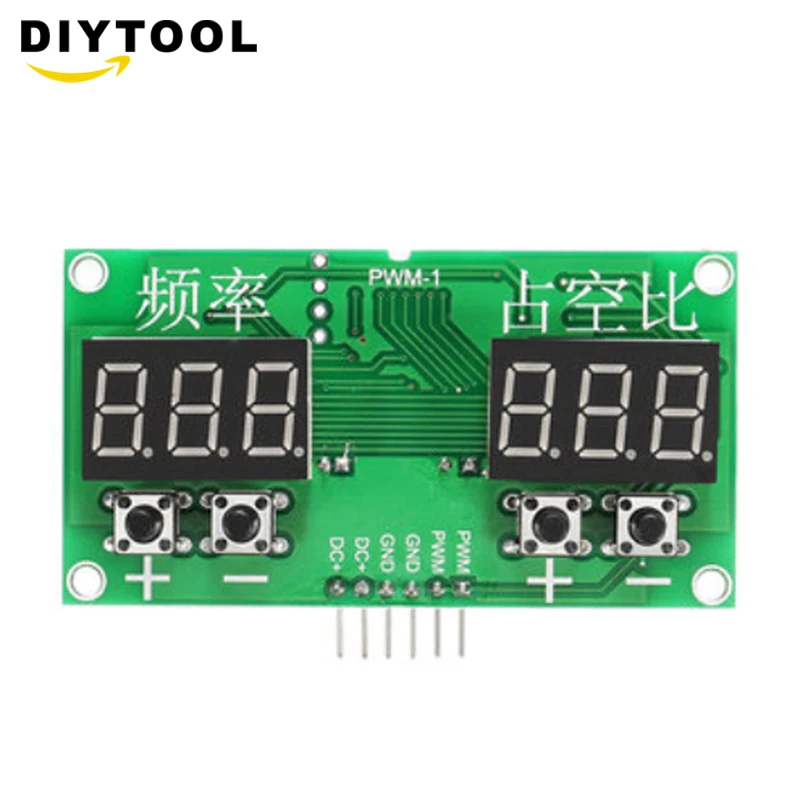 

PWM Pulse 0-99% Frequency Square Wave Signal Generator Duty Cycle Module Board DC 3.3V 20V PWM Drive Driver Transistor