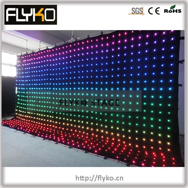 p18 4x7m led video curtain 18