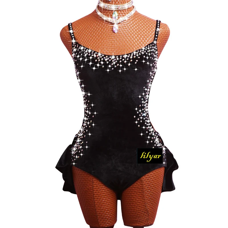 2018-Latin-Dance-Dresses-For-Women-S-L-Milk-Silk-Lace-Sexy-Salsa-Fringe-Skirt-Evening2