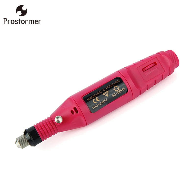 

Prostormer 1set 6bits Electric Nail Drill Machine Professional Nail Drill Nail Tools Manicure Machine with US/EU Plug
