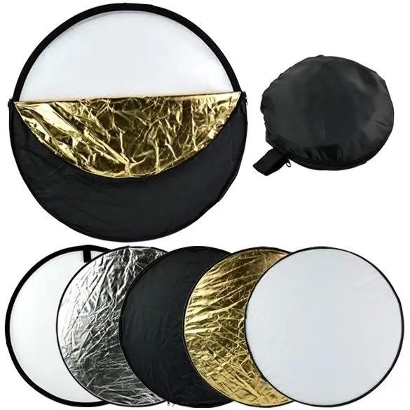 24" 60cm 5 in 1 Photography Studio Multi Diffuser Collapsible Light