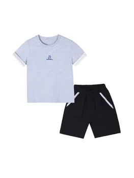 

Kids Sets Boys Summer New Children Short Sleeved T Shirt +pants Two Pcs Suit Children's Sport Suit 5-14 Ages Clothing 10 12 Year