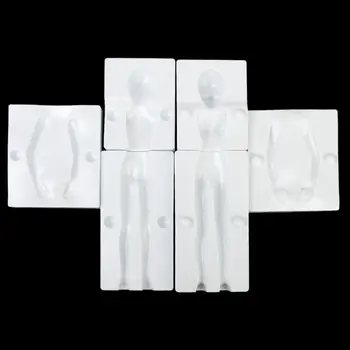 

Wholesale HOT-6 pcs 3d Pieces of woman body figure Cake mold fondant art sugar decoration