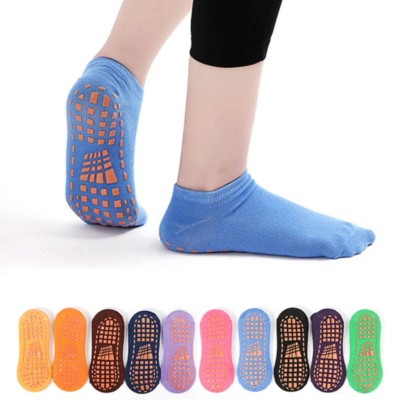 

1 Pair Men Women Sports Yoga Socks Silicone Good Grip Anti-slip Male Ladies Ventilation Pilates Ballet Socks Dance Sock Slippers