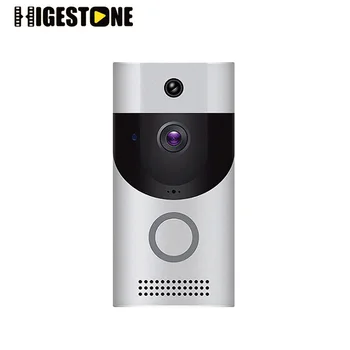 

Higestone Outdoor Wireless Video Doorbell Mobile APP remote control Intercom IR LED Night Vision Receiver Set wifi doorbell PIR