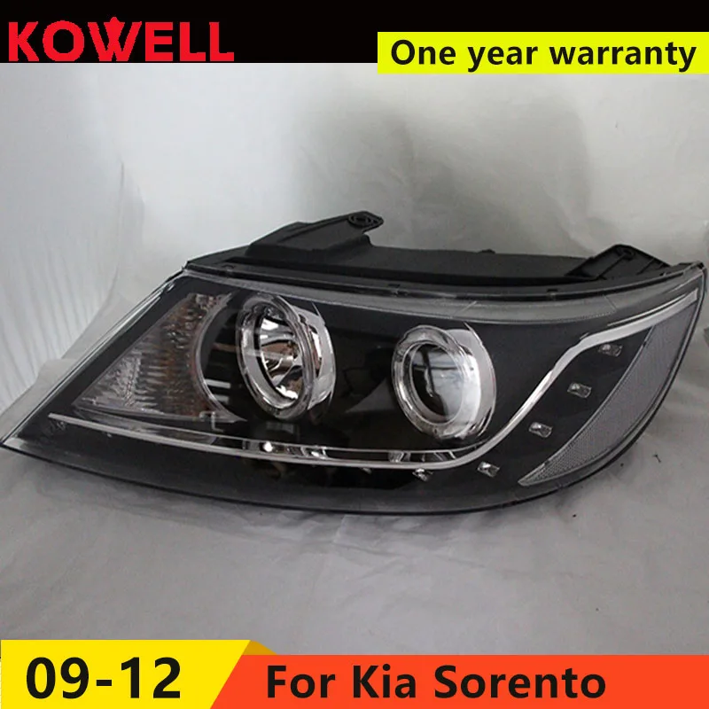 Стайлинг автомобиля KOWELL для Kia Sorento фары светодиодный ные DRL линзы двойной луч H7 HID