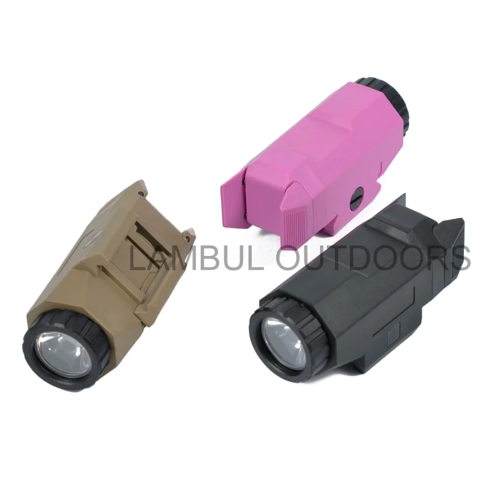 Montagem em Trilho Lanterna para 20mm Tactical Scout Pistola Compacto Apl Picatinny Apto ar 15 ak 47 74 Glock 17 19 18c Luz 6 Luzes de armas