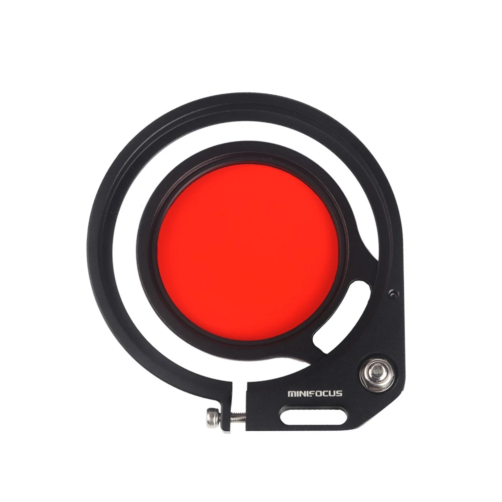 

98 to 67mm Flip adapter with Red diving filter for Underwater housings to mount 67mm Correctional Dome Port Lens accessories